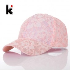 Mujer&apos;s Summer Breathable Mesh Lace Baseball Cap Head Size Adjustable 5658cm  eb-51182644